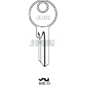 Schlüsselrohling - BAB-3D