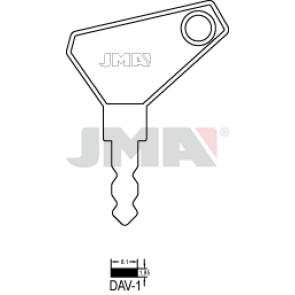 Schlüsselrohling - DAV-1