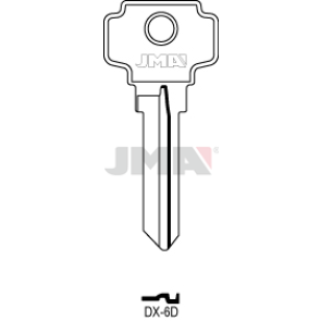 Schlüsselrohling - DX-6D