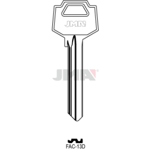 Schlüsselrohling - FAC-13D