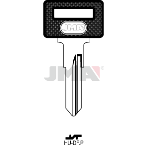 Schlüsselrohling-Plastikkopf - HU-DF.P