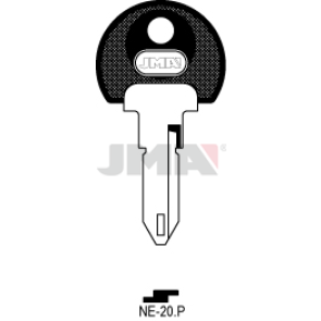 Schlüsselrohling-Plastikkopf - NE-20.P