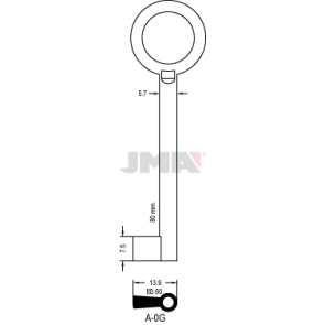 Möbelschlüssel - A-0G