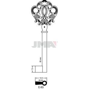 Möbelschlüssel - E-0G