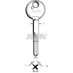 Schlüsselrohling - YA-1X