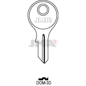 Schlüsselrohling - DOM-3D