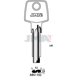 Schlüsselrohling Spezialprofil - ABU-102