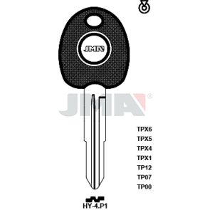 Transponder-Schlüsselrohling - TP00HY-4.P1