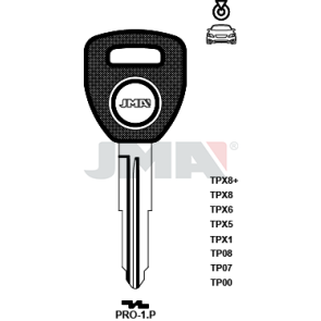 Transponder-Schlüsselrohling - TP00PRO-1.P