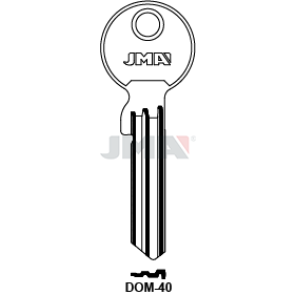 Schlüsselrohling Spezialprofile - DOM-40