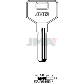 Schlüsselrohling Spezialprofil - EZ-DS15R