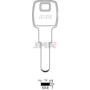 Schlüsselrohling Spezialprofil - KA-8