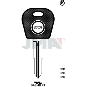 Transponder-Schlüsselrohling - TP00DAE-4D.P1