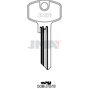 Schlüsselrohling Spezialprofile - DOM-27D/10