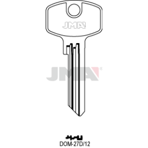 Schlüsselrohling Spezialprofile - DOM-27D/12