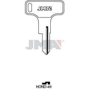 Schlüsselrohling - HOND-49