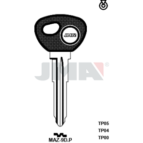 Transponder-Schlüsselrohling - TP00MAZ-9D.P