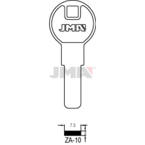 Schlüsselrohling Spezialprofil - ZA-10