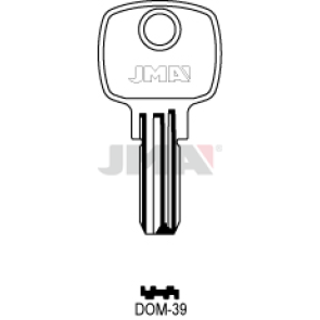 Schlüsselrohling neusilber - DOM-39