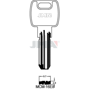Schlüsselrohling Spezialprofil - MCM-16E8