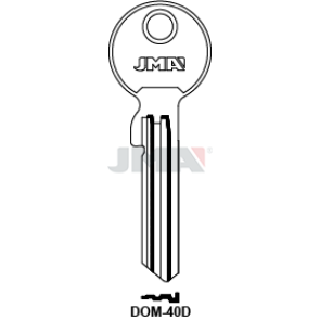 Schlüsselrohling Spezialprofile - DOM-40D