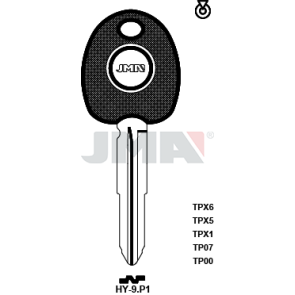 Transponder-Schlüsselrohling - TP00HY-9.P1