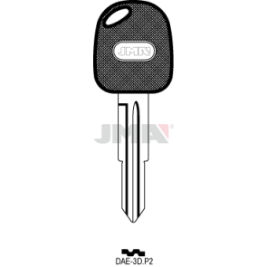 Schlüsselrohling-Plastikkopf - DAE-3D.P2