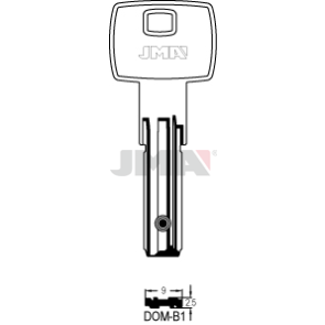 Spezial Schlüsselrohling - DOM-B1