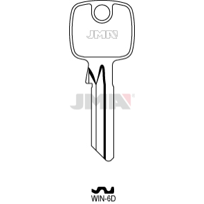 Schlüsselrohling - WIN-6D