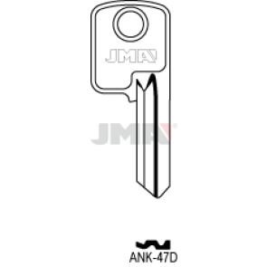 Schlüsselrohling - ANK-47D