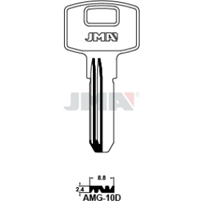 Schlüsselrohling Spezialprofil - AMG-10D