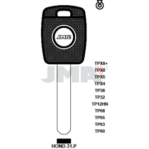Transponder-Schlüsselrohling - TP00HOND-31.P