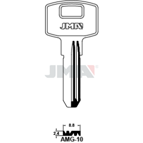 Schlüsselrohling Spezialprofil - AMG-10
