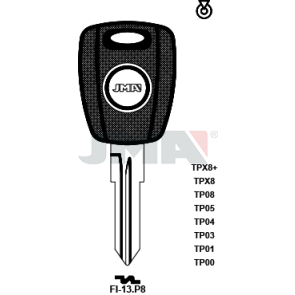 Transponder-Schlüsselrohling - TP00FI-13.P8