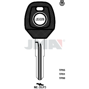 Transponder-Schlüsselrohling - TP00NE-35.P3