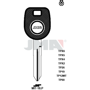 Transponder-Schlüsselrohling - TP00MIT-18.P