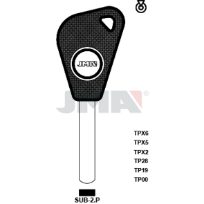 Transponder-Schlüsselrohling - TP00SUB-2.P