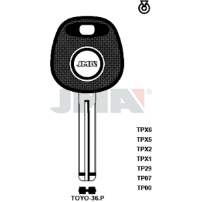 Transponder-Schlüsselrohling - TP00TOYO-36.P