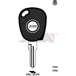 Transponder-Schlüsselrohling - TP00DAC-3D.P4