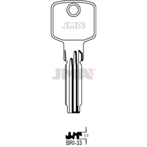 Schlüsselrohling Spezialprofil - BRI-33