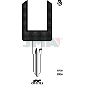 Transponder-Schlüsselrohling - TP00OP-S.TL2