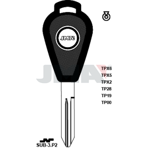 Transponder-Schlüsselrohling - TP00SUB-3.P2