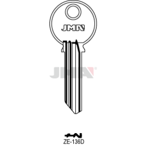 Schlüsselrohling Spezialprofile - ZE-136D