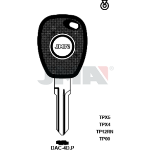 Transponder-Schlüsselrohling - TP00DAC-4D.P