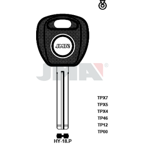 Transponder-Schlüsselrohling - TP00HY-18.P