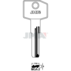 Schlüsselrohling Spezialprofil - MGA-2