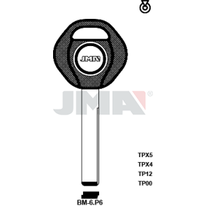 Transponder-Schlüsselrohling - TP00BM-6.P6