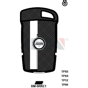 Transponder-Schlüsselrohling - TP00BM-6RKE1