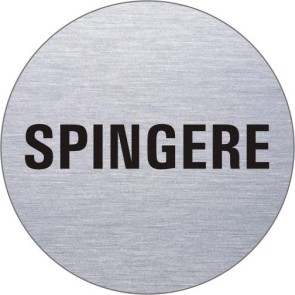 SPINGERE Edelstahlschild 8558