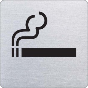 Rauchen erlaubt Edelstahlschild 8718
